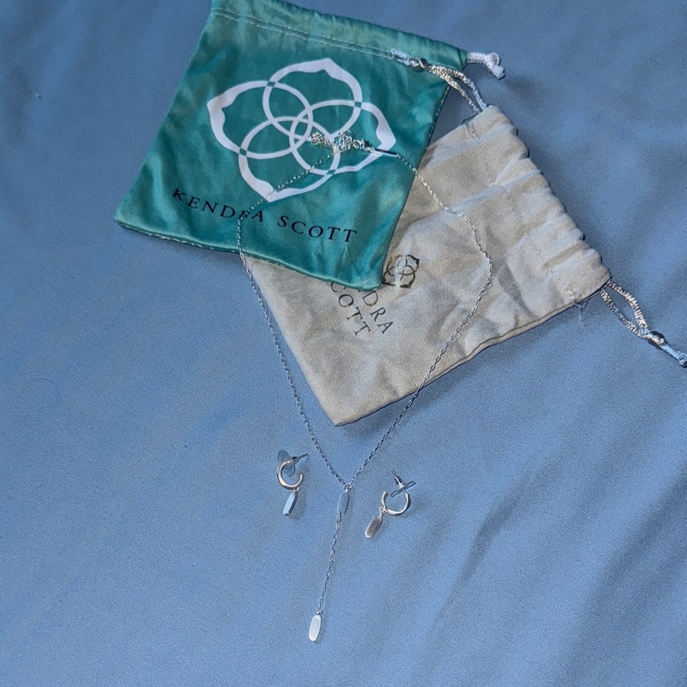 Kendra Scott Silver Jewelry Set